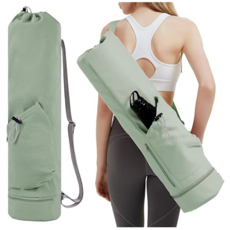 SUPSCH184 Yoga Mat Bag with Water Bottle Pocket and Bottom Wet Pocket