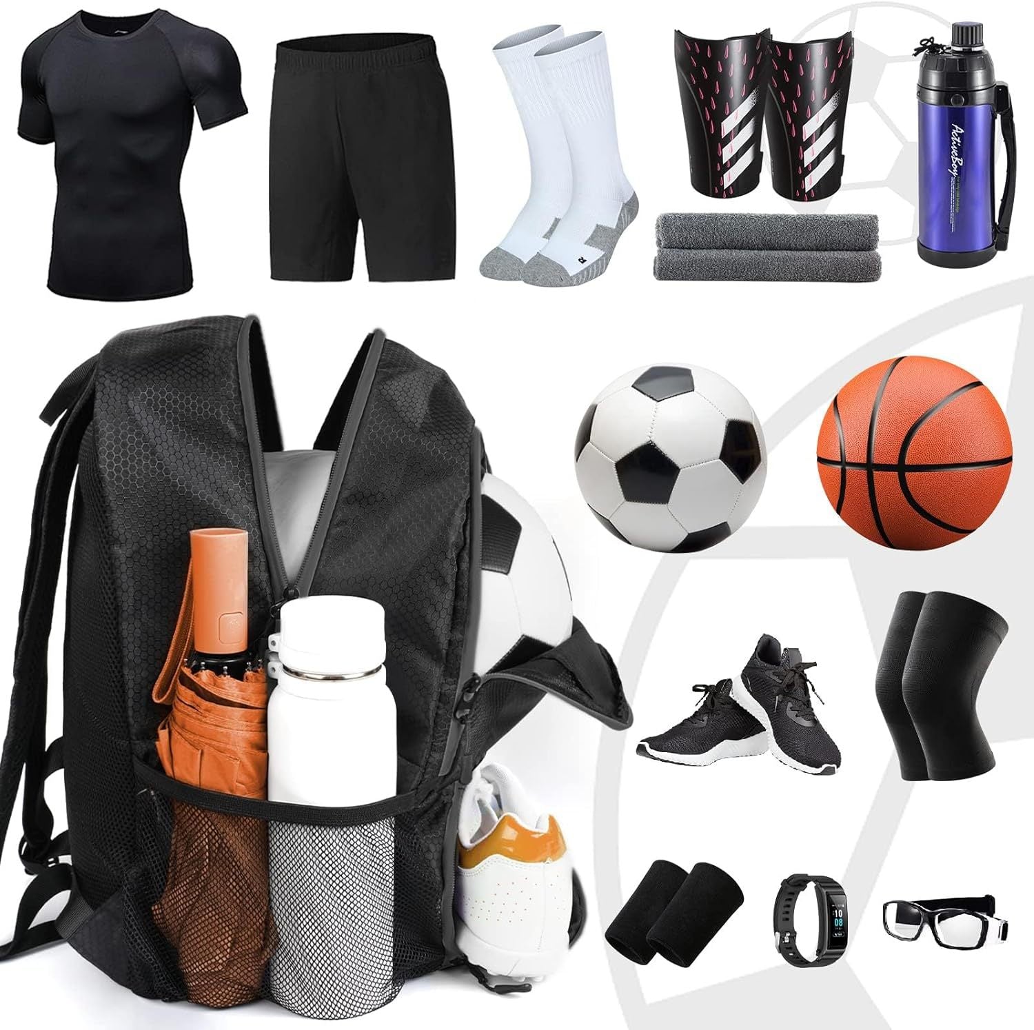 SUPSCH140 Soccer Backpack Bag