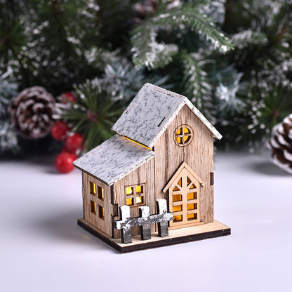 SUPSCH306 Tischdekoration, Weihnachtsdorf, Häuser, Dekoration