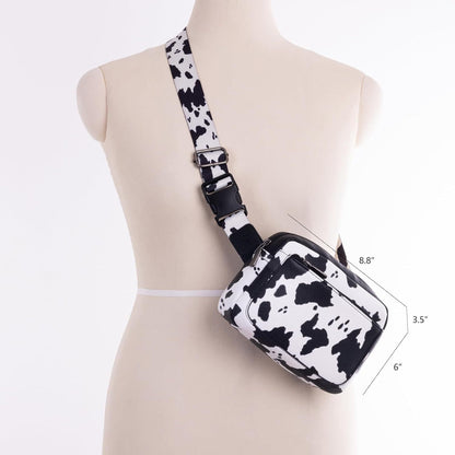 SUPSCH208 West Cow Print Fanny Pack