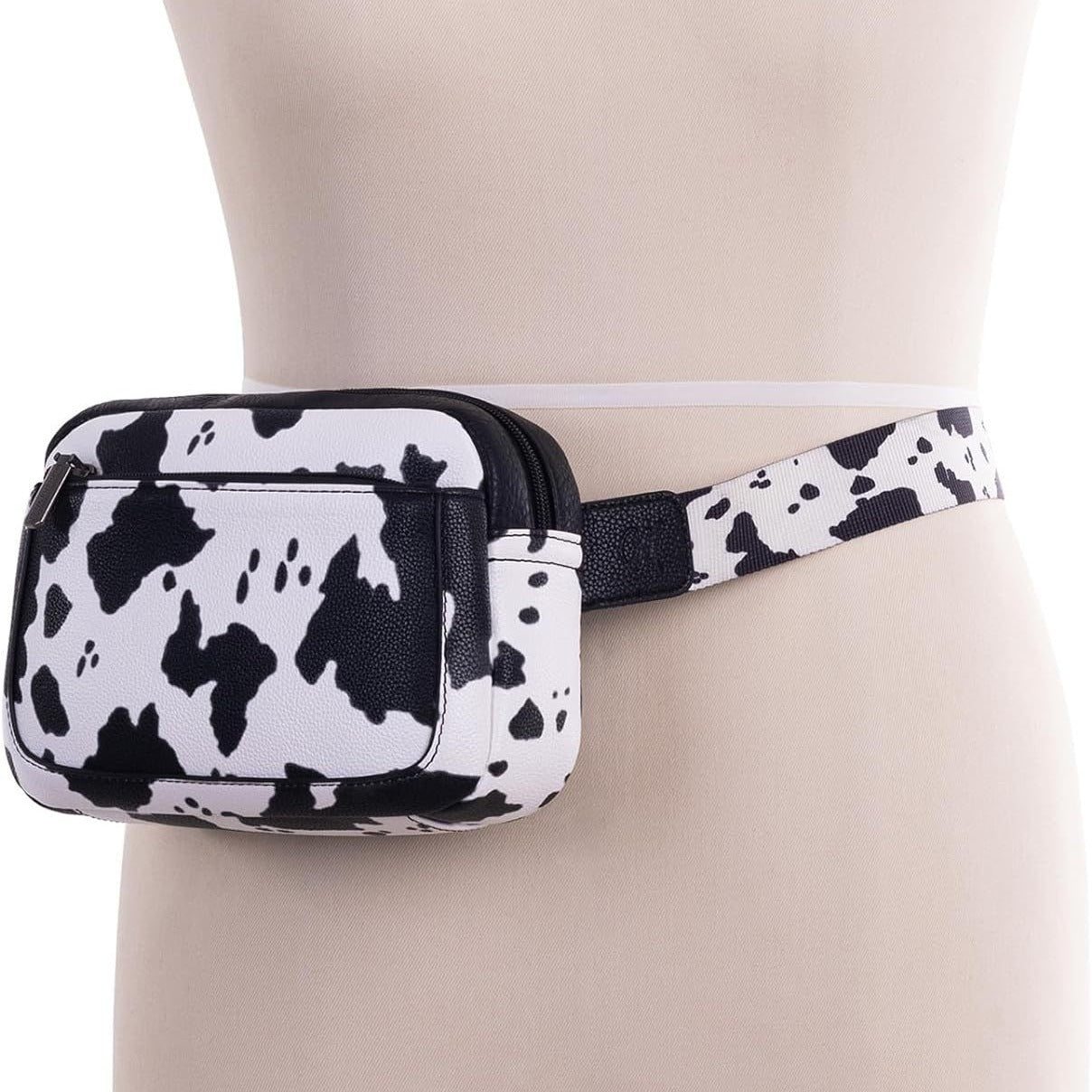 SUPSCH208 West Cow Print Fanny Pack