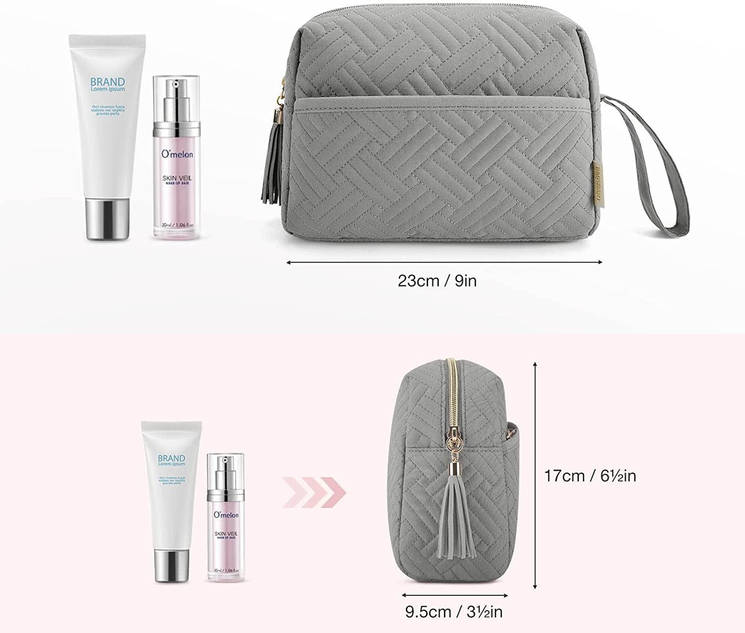 SUPSCH142 Elegant Roomy Makeup Bag