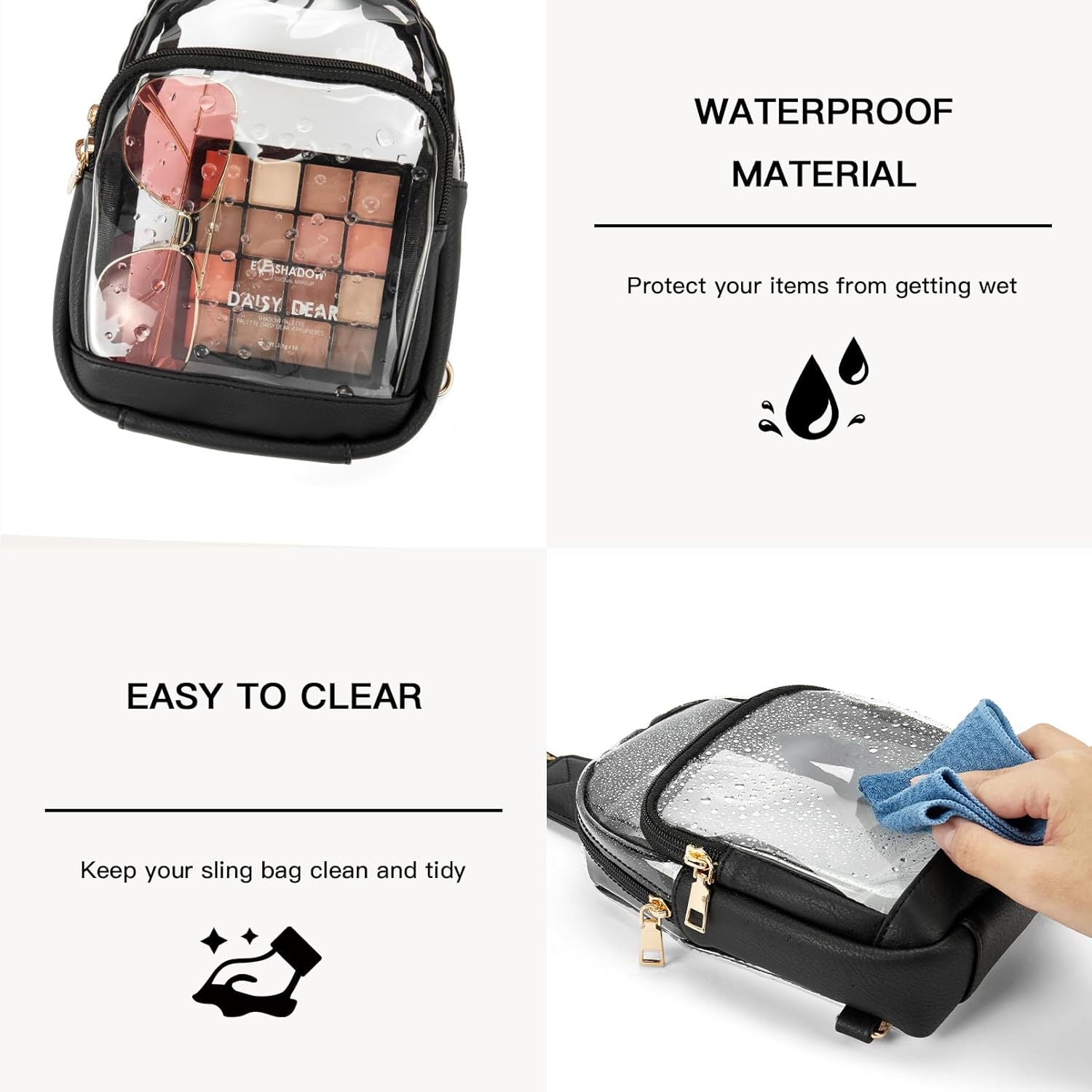 SUPSCH145 Clear Sling Bag
