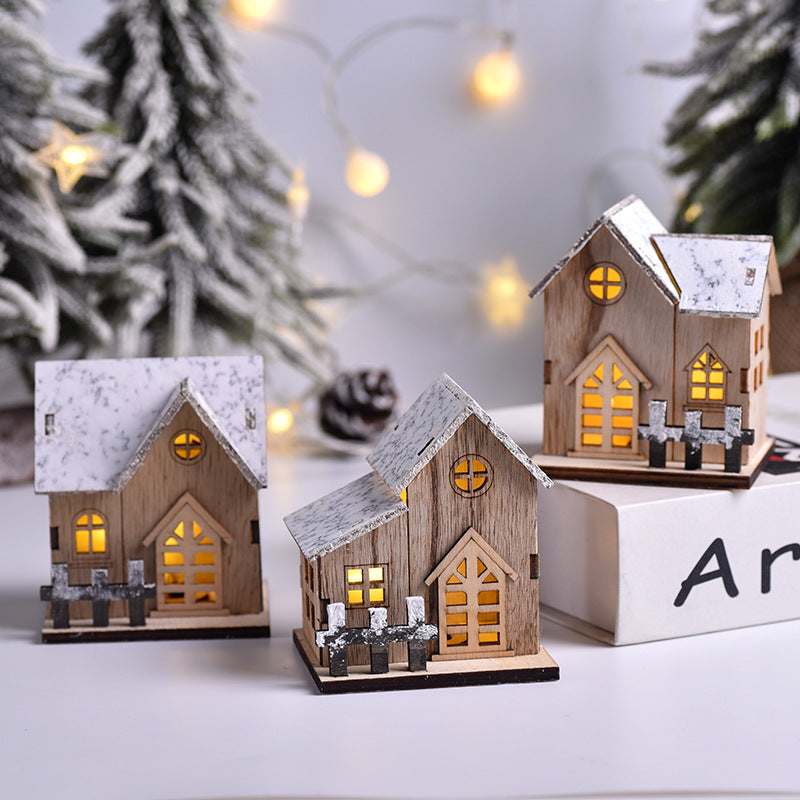 SUPSCH306 Tischdekoration, Weihnachtsdorf, Häuser, Dekoration