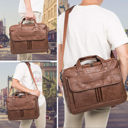 SUPSCH130 Leather Messenger Bag