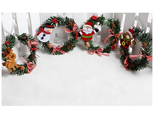 SUPSCH308 Weihnachts-Kiefernkränze für die Haustür