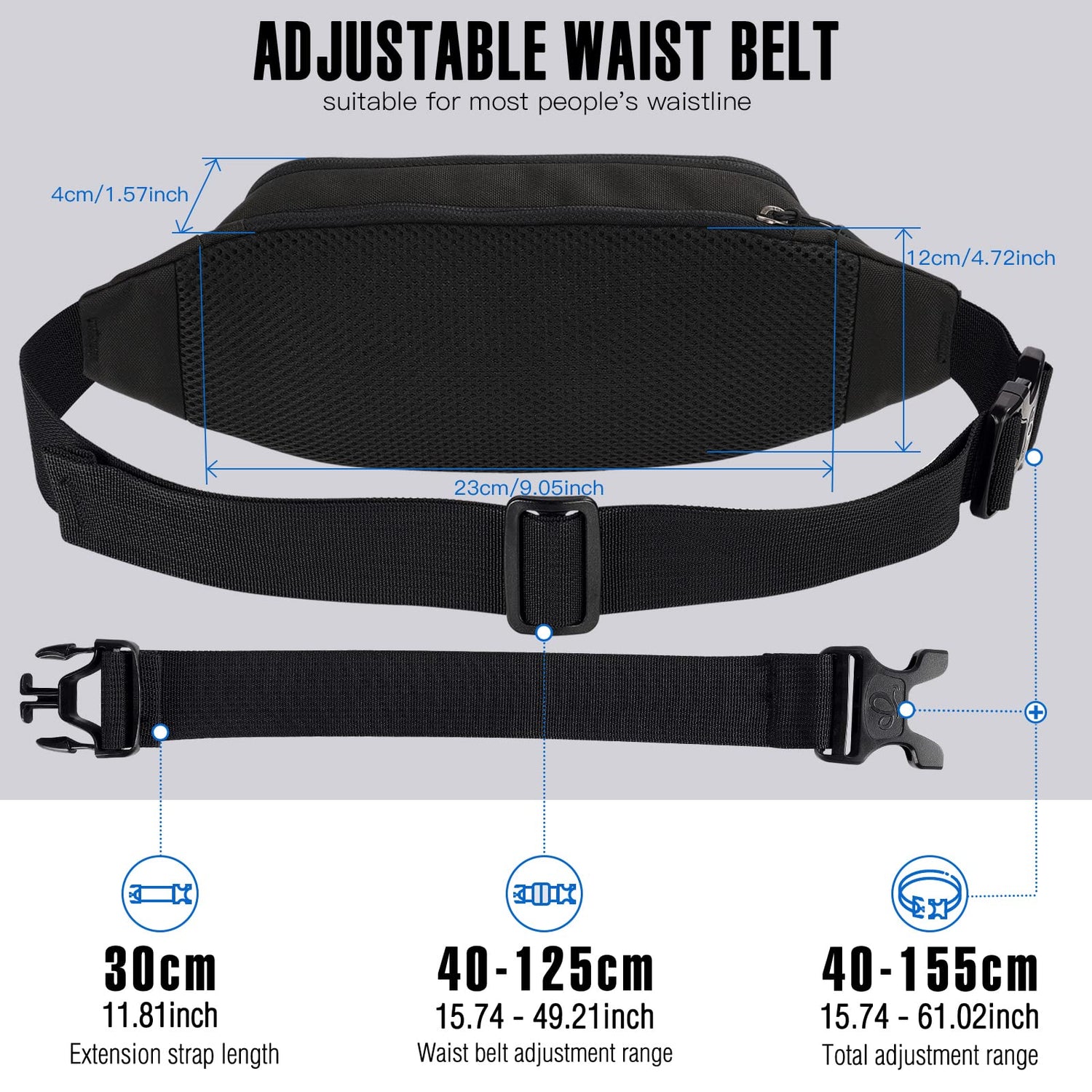 SUPSCH132 Fanny Pack Waist Bag
