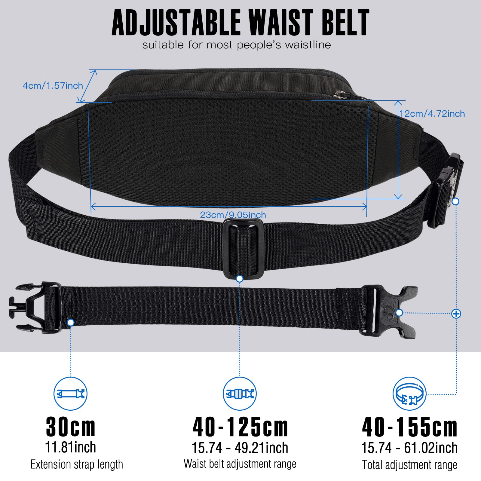 SUPSCH132 Fanny Pack Waist Bag