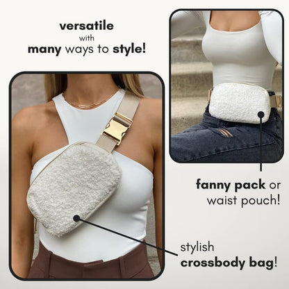 SUPSCH144 Fleece Mini Belt Bag