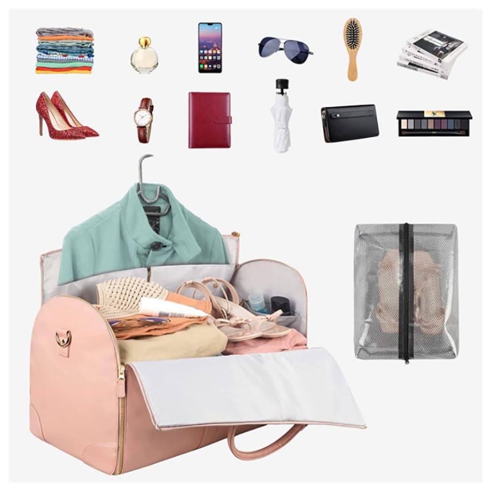 SUPSCH146 Pu-Leder 2-in-1-Reisetasche