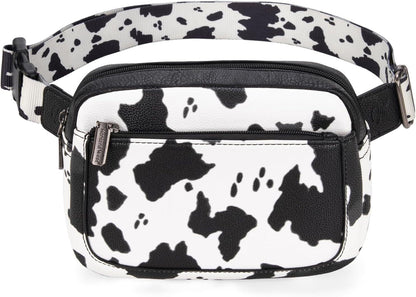SUPSCH208 West Cow Print Fanny Pack