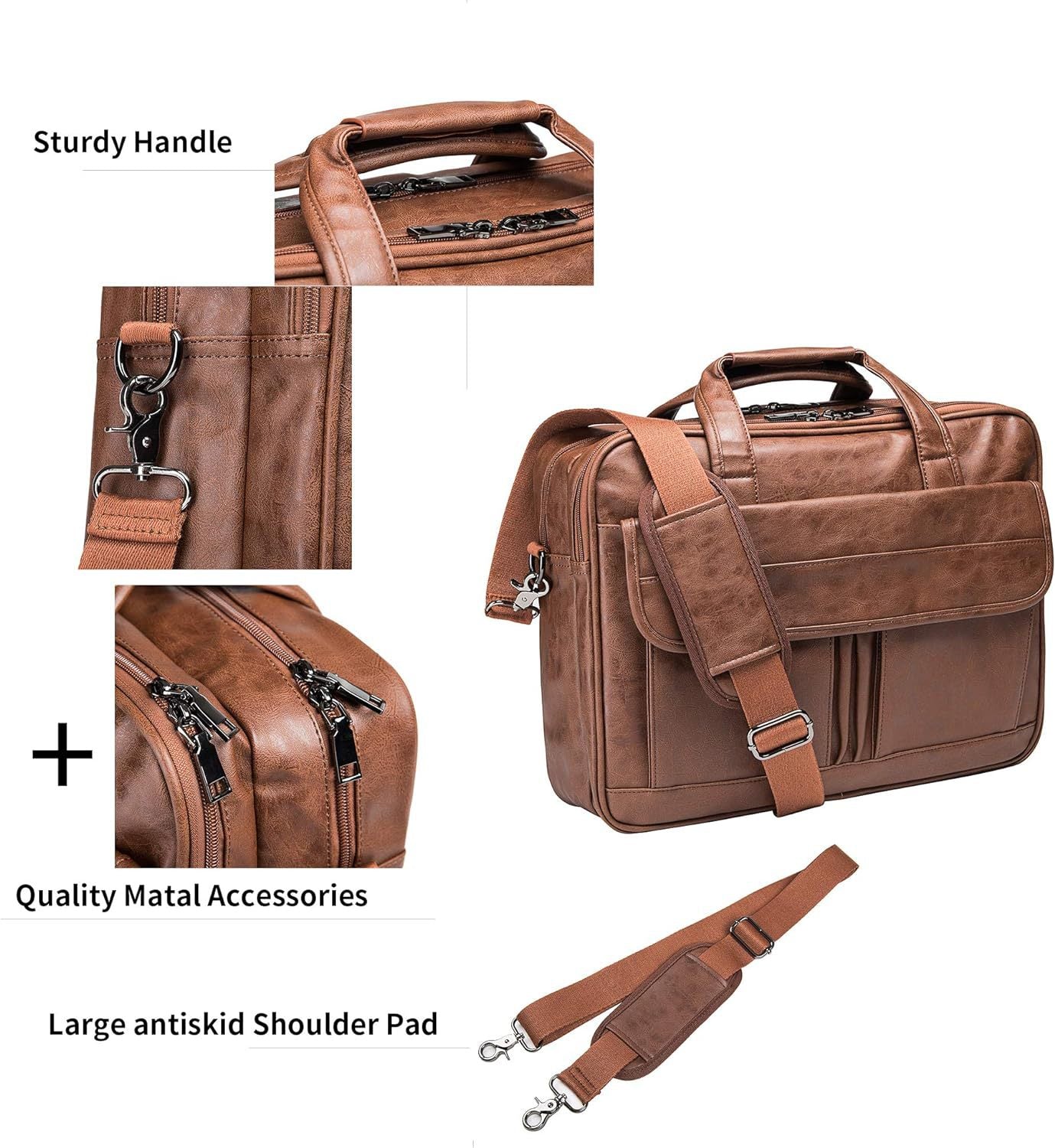 SUPSCH130 Leather Messenger Bag
