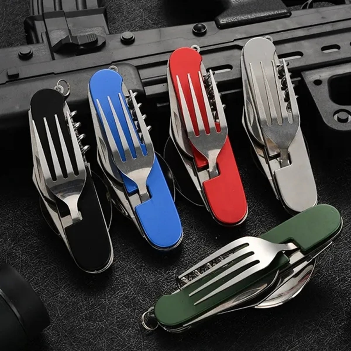 HUPSBY323 Multi-Function Camping Utensil Flatware