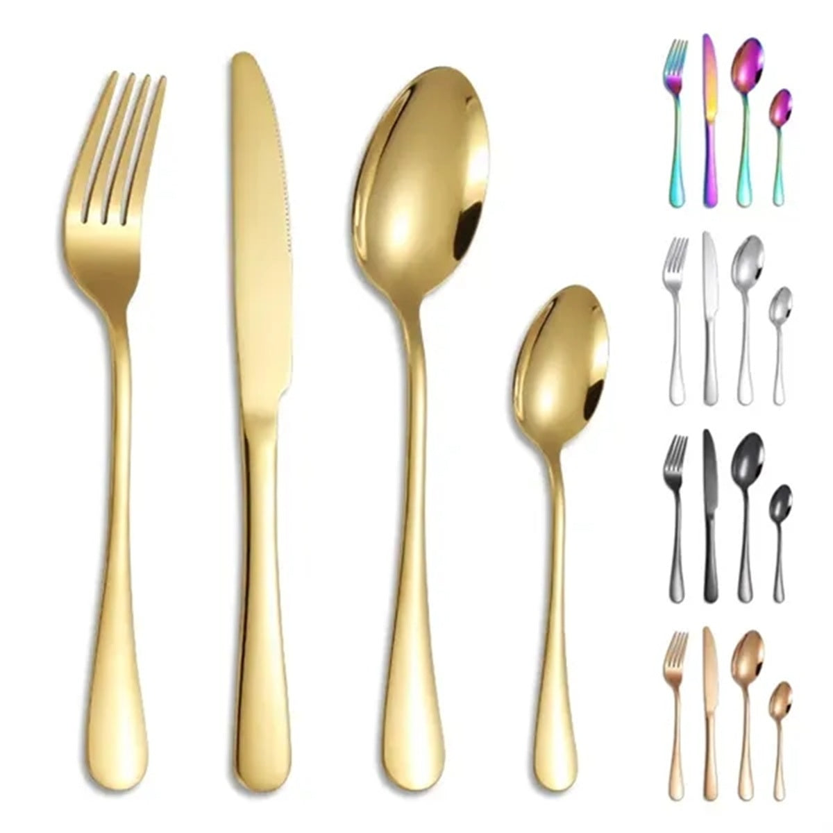 HUPSBY325 24 pieces Stainless Steel Cutlery Set