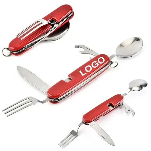 HUPSBY327 4 in 1 Pocket Cutlery Camping Set