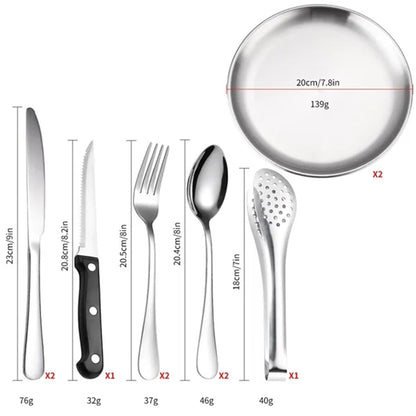 HUPSBY330  Camping Utensils Kit