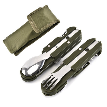 HUPSBY334 5in1 Portable Folding Travel Utensil