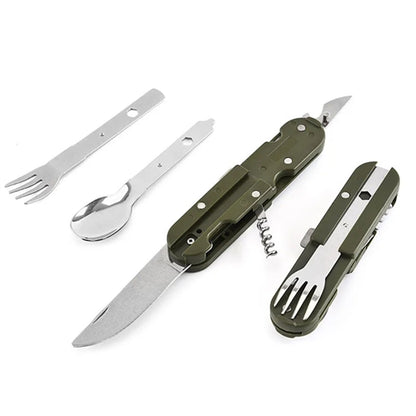 HUPSBY334 5in1 Portable Folding Travel Utensil