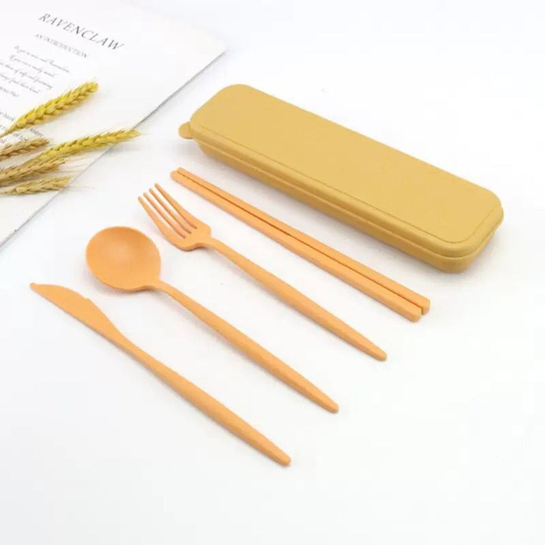 HUPSBY337 Wheat Straw Cutlery Set