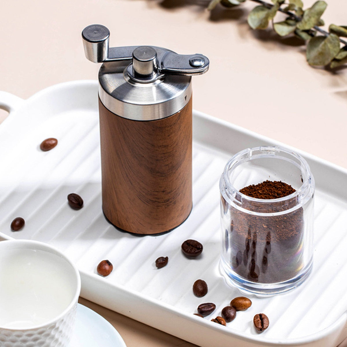 HUPSBY388 Manual Portable Adjustable Coffee Grinder