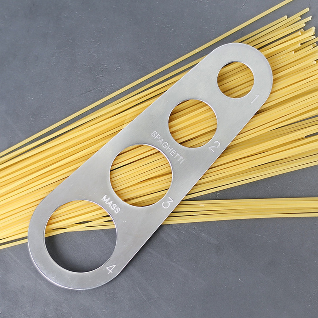 HUPSBY391 Stainless Steel Spaghetti Measuring Tool 4 Portion Sizes