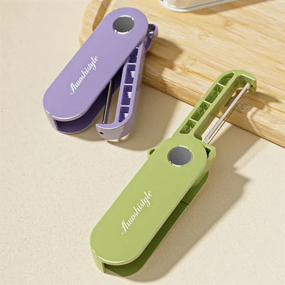 HUPSBY418 Folding Paring Knife with Safety Lock Design
