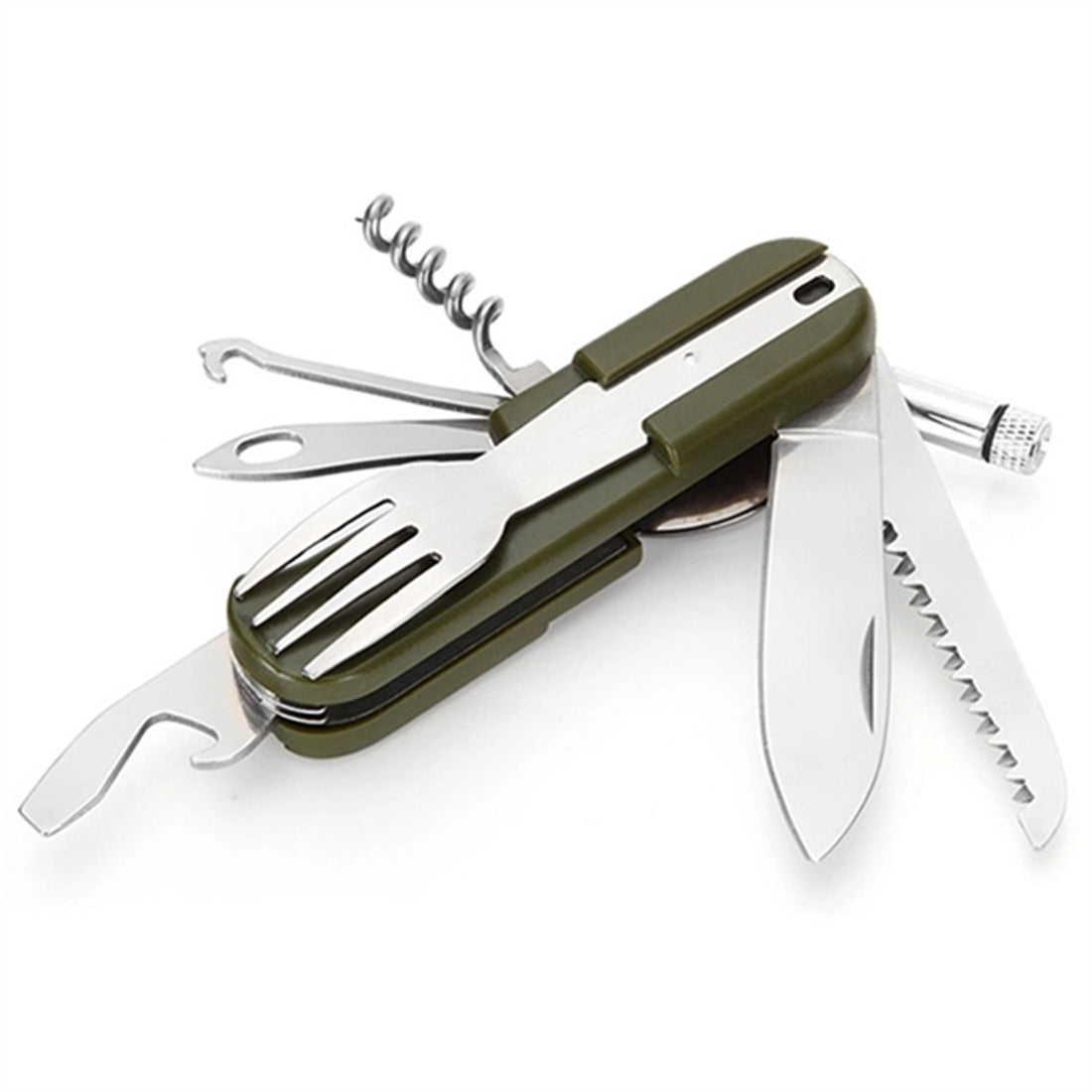 HUPSBY436 Camping Utensils Multi-Function Tool Cutlery Set