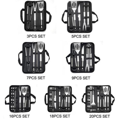 HUPSBY439 Barbecue Grill Tools Set 16pcs