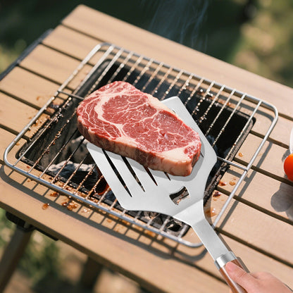 HUPSBY452 Wooden Handle BBQ Tool Set 17-Piece