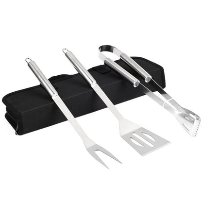 HUPSBY458 3pcs Stainless Steel BBQ Grilling Tool Set