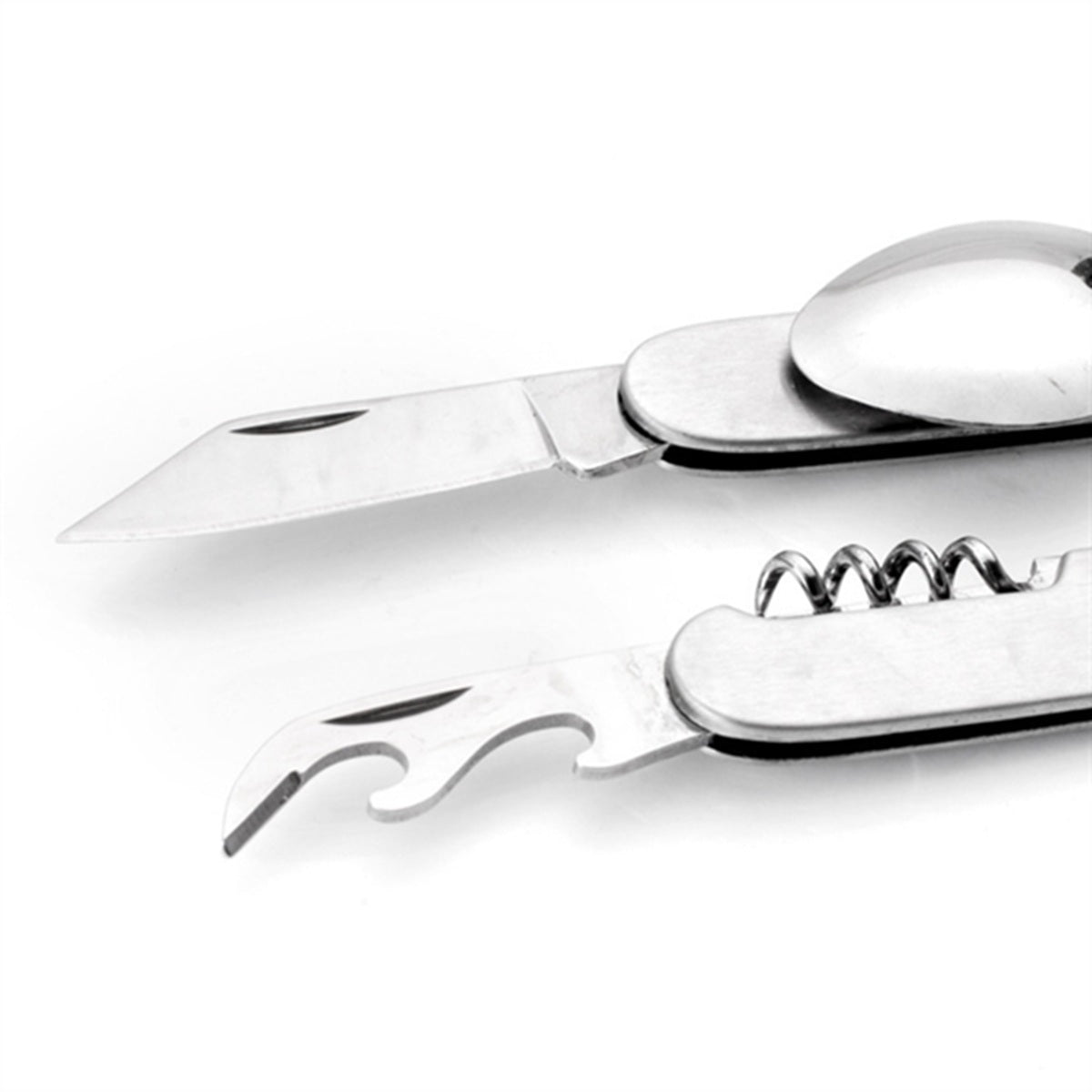 HUPSBY465 6-in-1 Multi-Function Camping Folding Knife and Fork