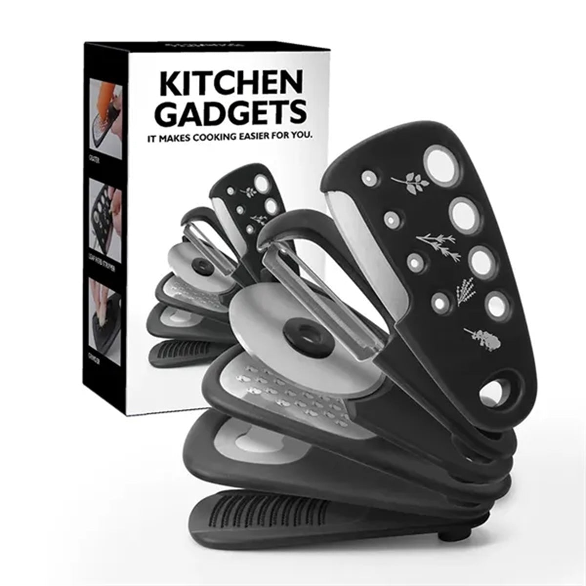 HUPSBY471 6-Piece Kitchen Gadgets Set Space Saving Cooking Tools