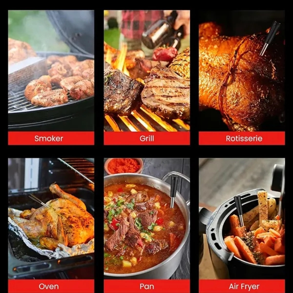 HUPSBY505 Wireless Meat Thermometer