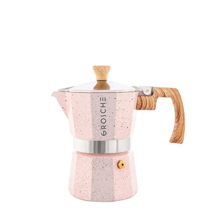 HUPSBY511 GROSCHE Stone 3 Cup Stovetop Moka Pot Espresso Coffee Maker