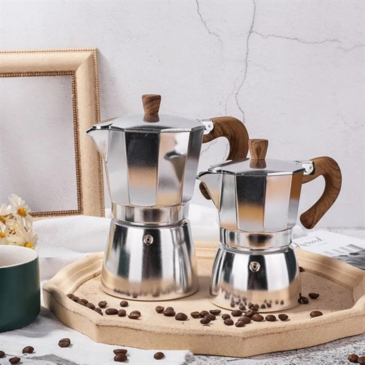 HUPSBY525 Moka Pot Espresso Coffee Maker 10oz