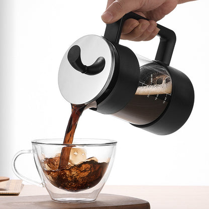 HUPSBY526 Borosilicate Glass Heat Resistant French Press Coffee Maker