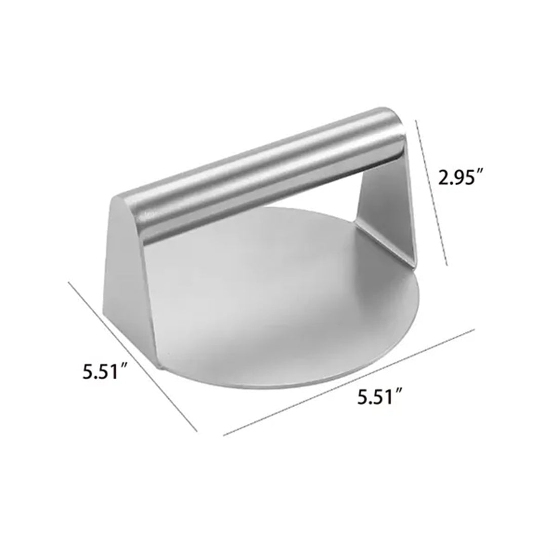 HUPSBY527 Stainless Steel Meat Press Grill Kitchen Tool Household Mold