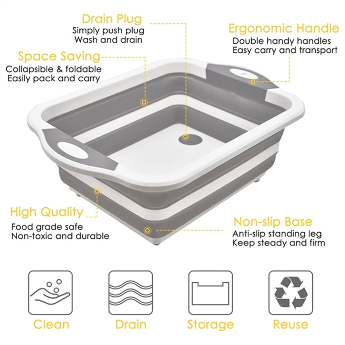 HUPSBY537 Foldable Cutting Board