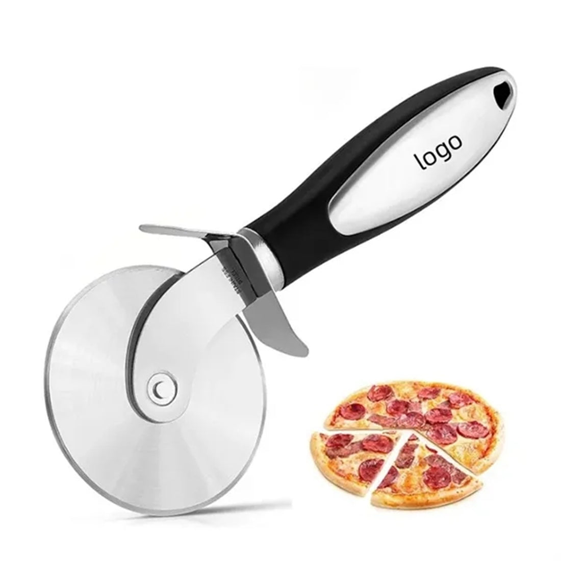 HUPSBY539 Stainless Steel Pizza Cutter Wheel with Finger Guard