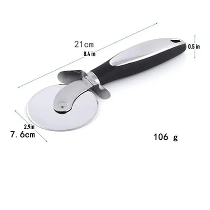 HUPSBY539 Stainless Steel Pizza Cutter Wheel with Finger Guard