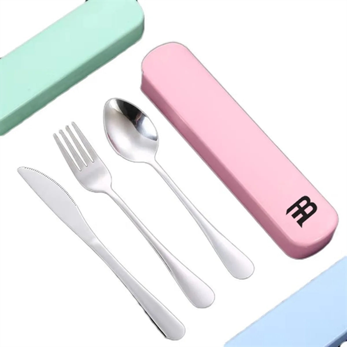 HUPSBY540 Portable Utensils Set Stainless Steel Knife Fork and Spoon