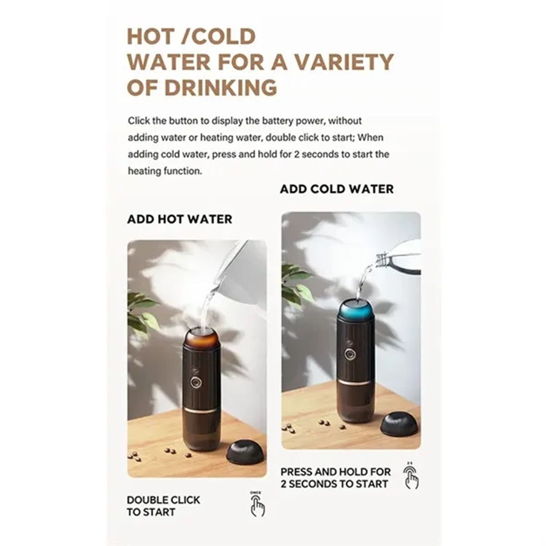 HUPSBY543 Portable Electric Espresso Coffee Maker