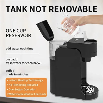 HUPSBY548 Single Serve K-Cup Pod Coffee Maker