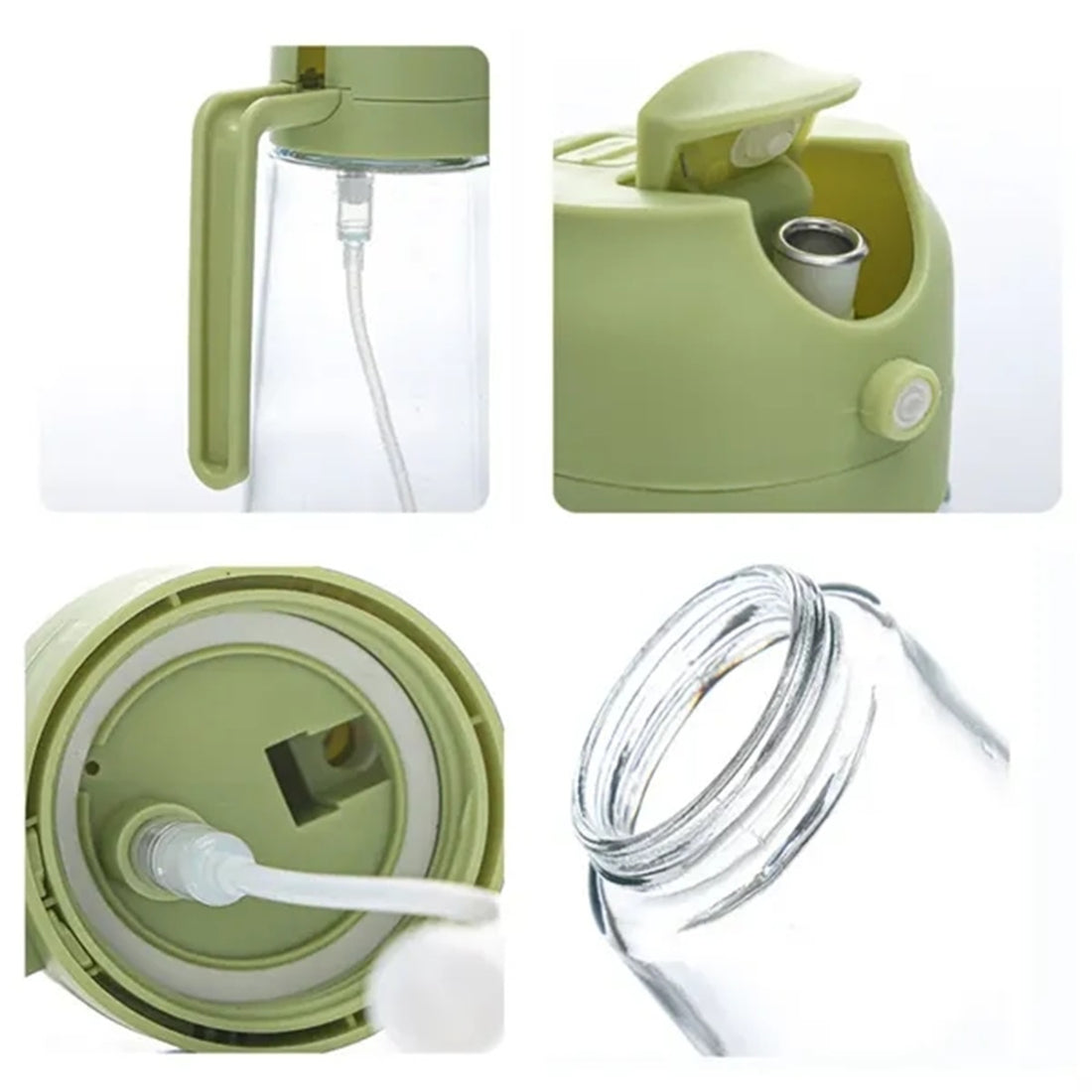 HUPSBY549 Olive Oil Sprayer 2-In-1 Spray Bottle