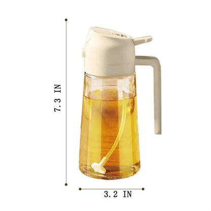 HUPSBY549 Olive Oil Sprayer 2-In-1 Spray Bottle