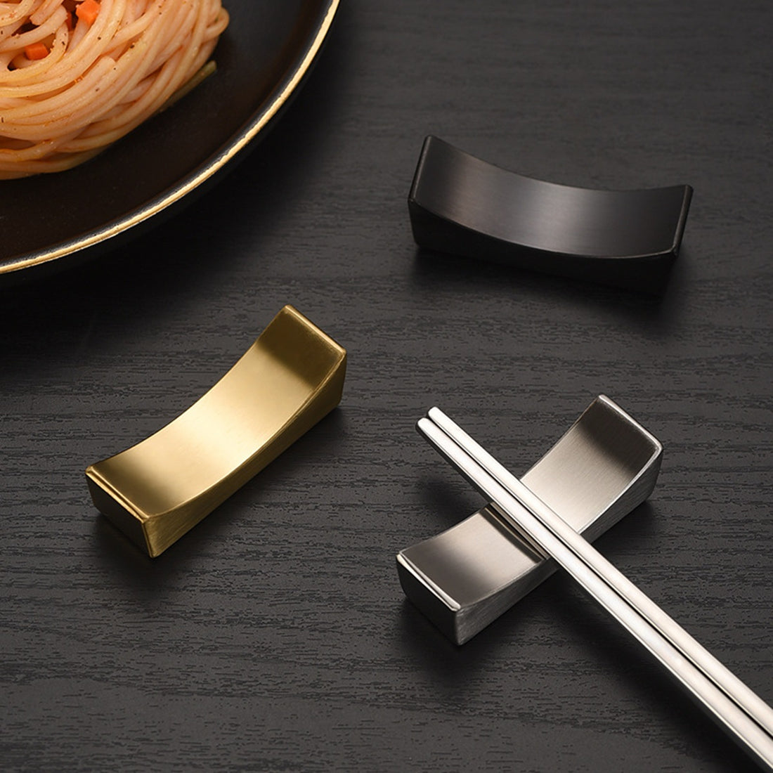 HUPSBY550 Stainless Steel Chopstick Holder Spoon Fork Rests