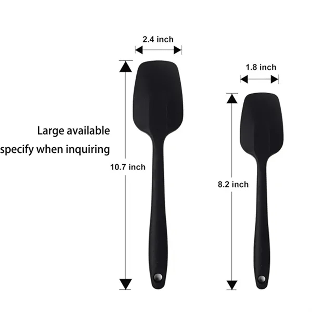 HUPSBY553 Food Grade Silicone Soup spoonHeat Resistant Baking Tool