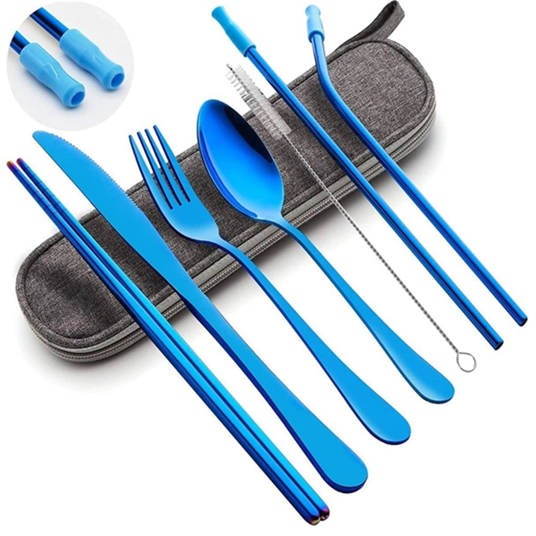 HUPSBY562 Travel Utensils Set with Case