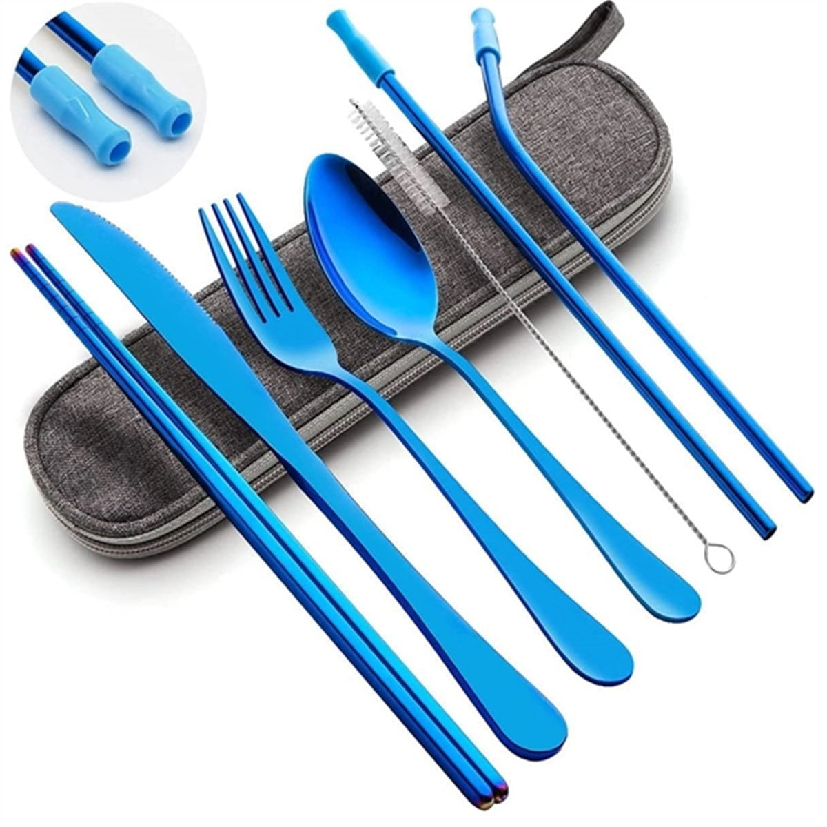 HUPSBY562 Travel Utensils Set with Case