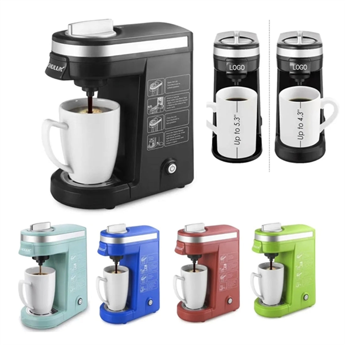HUPSBY566 Single Serve Coffee Maker
